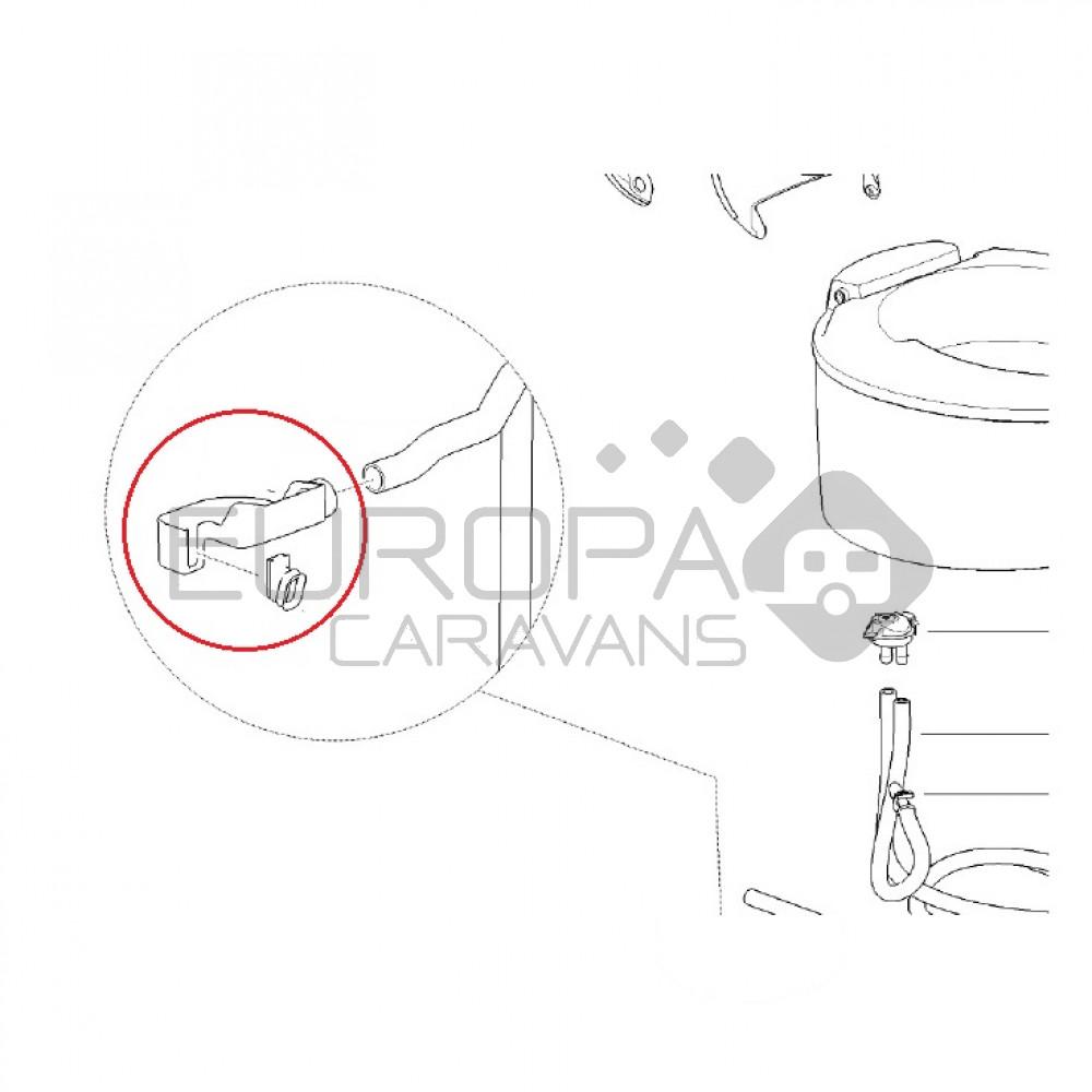 Thetford C220 Box Outside Vent White