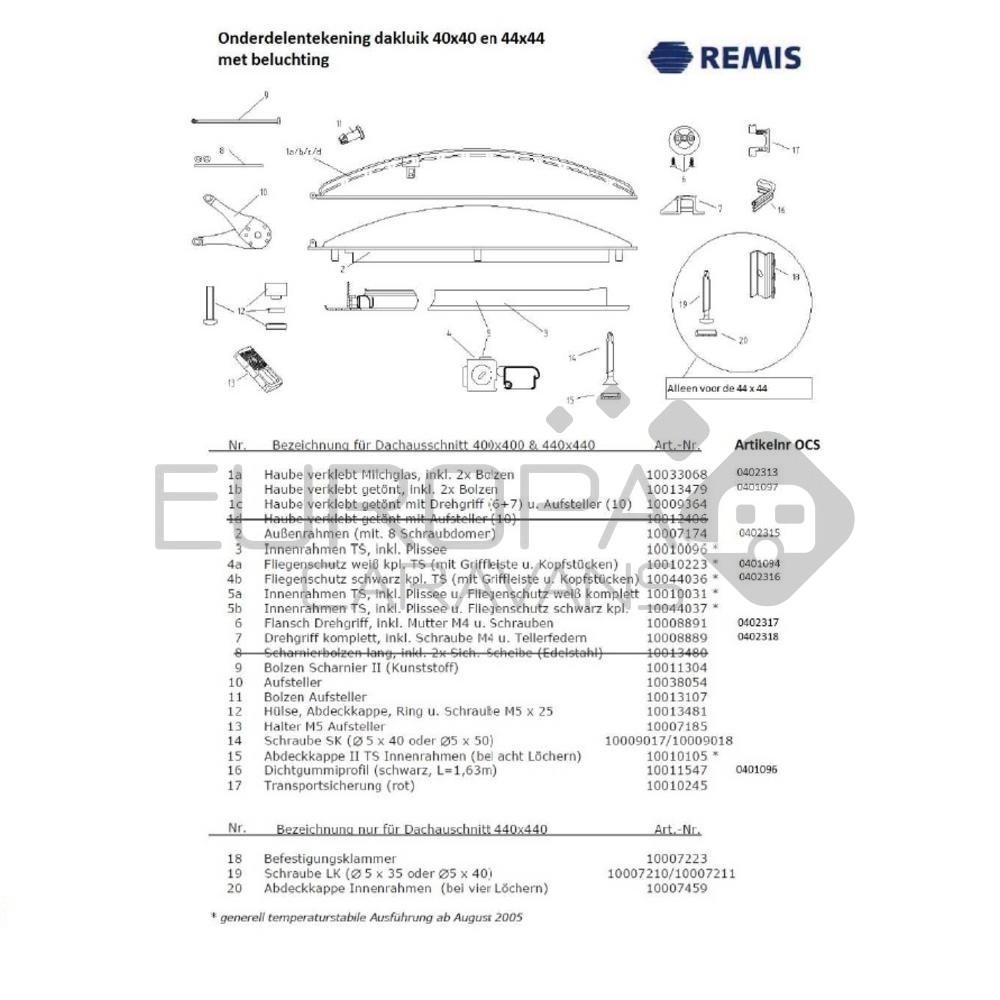 Remitop Streamline Flens Draaigreep Compleet
