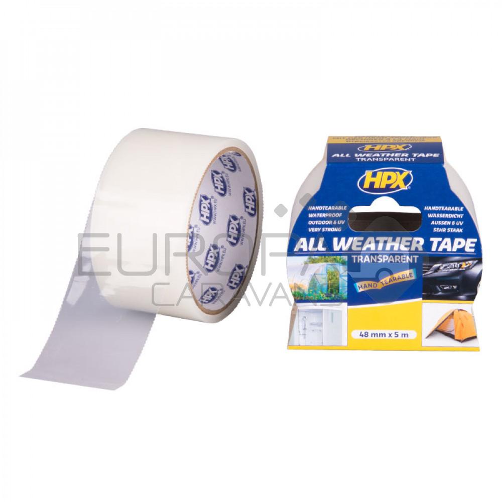 All Weather Tape Transparant 5m