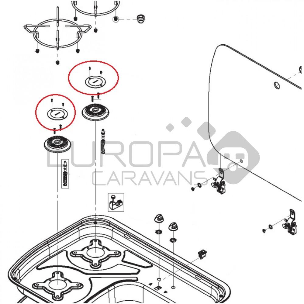 Dometic Branderdeksel