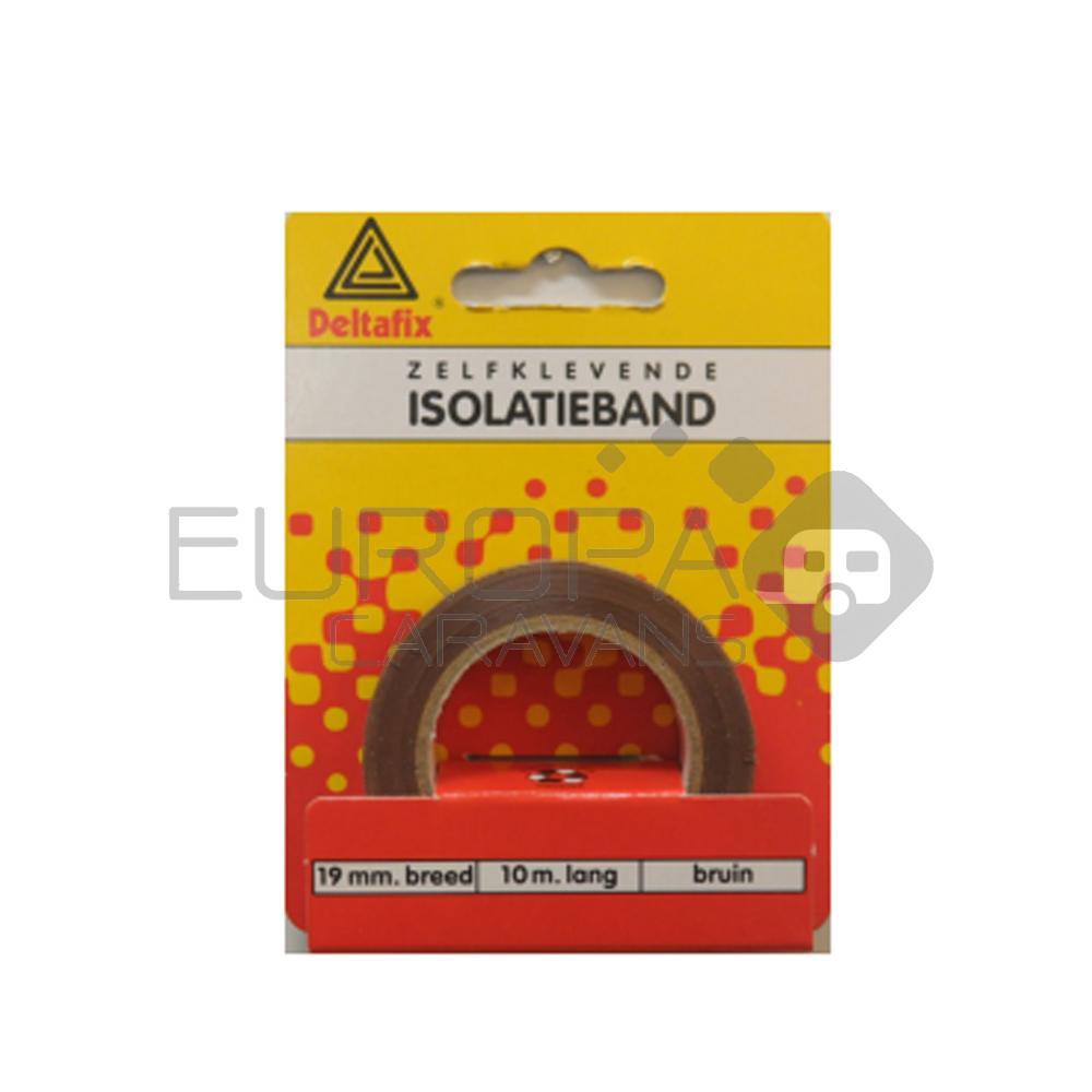 Deltafix Isolatieband op kaart 10m x 19mm Bruin