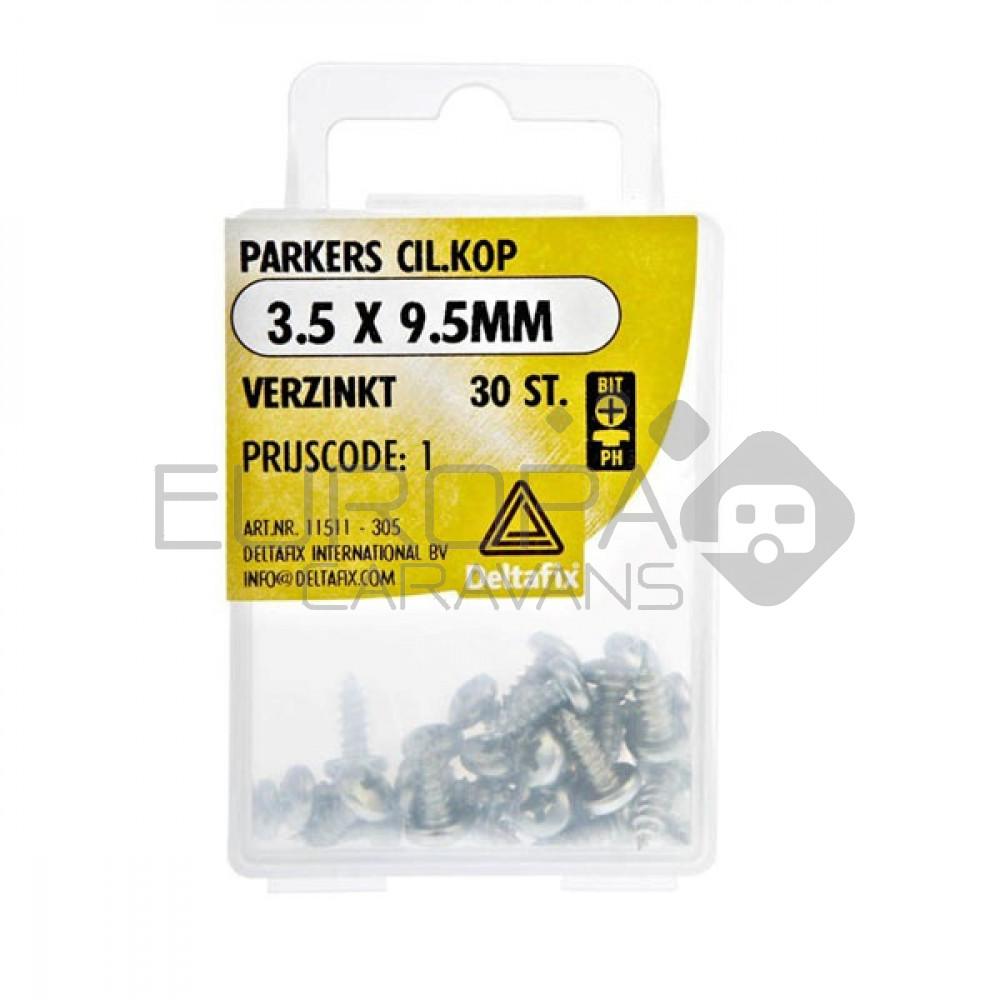 Deltafix Parker CK Verzinkt 3.5x9.5mm Set 30st