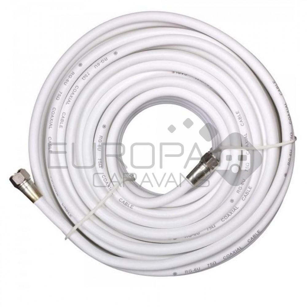 Satellietkabel 5m + F-stekker