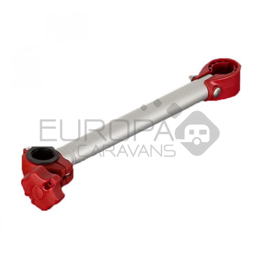 Fiamma XLA Pro Rood. Ter voorkoming van omkantelen