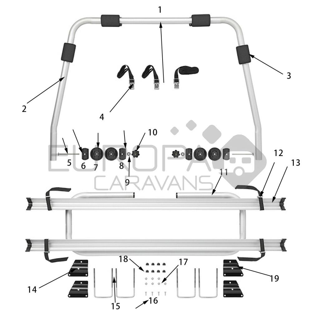HTD Aluminium Tussenbuis 30mm/26mm