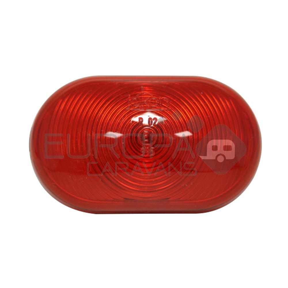 Jokon Markering S2000 Ovaal Inbouw Rood