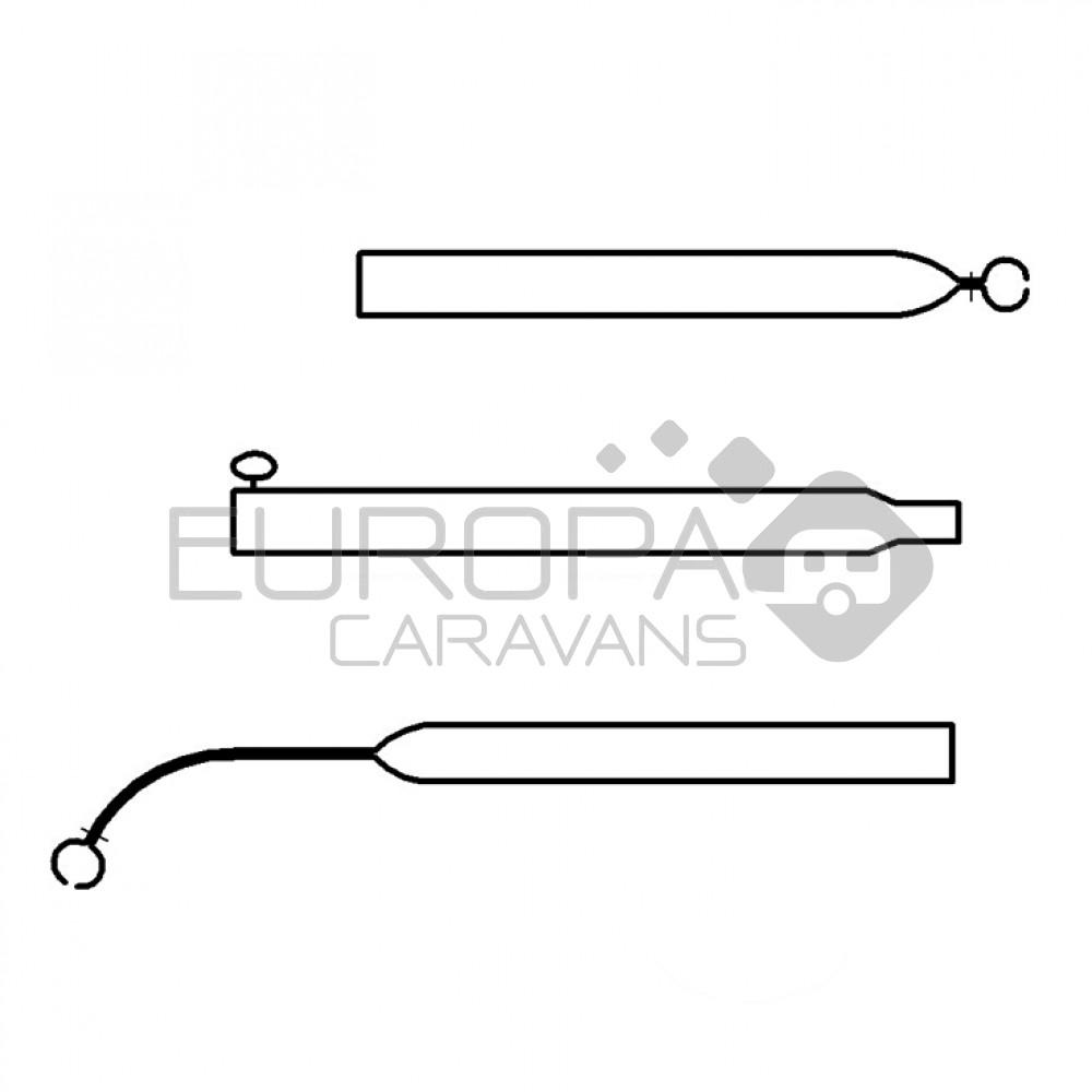 Campking Voortentspanstok 22/19 mm 165-255 Basic