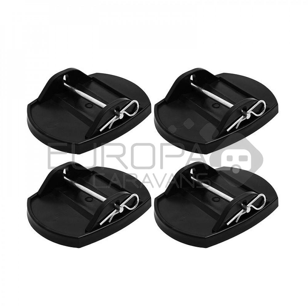 HTD Onderlegschijven met Stalen Pen 4st.