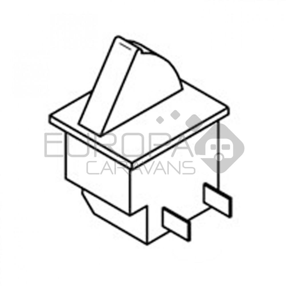 Alarm switch for single step and slide out