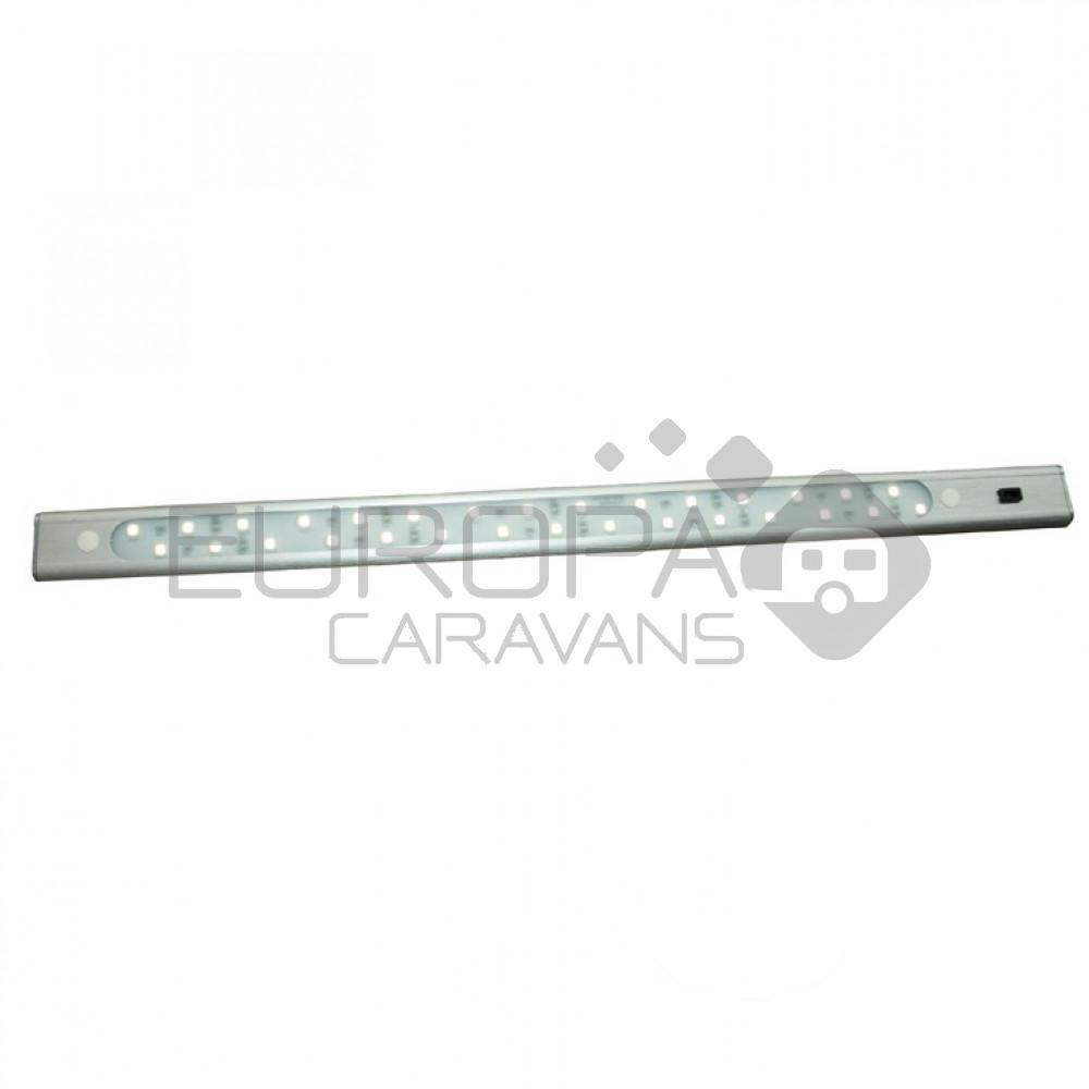 30 LED Bar 50cm alu, Wit 4100K,  sensor schak.