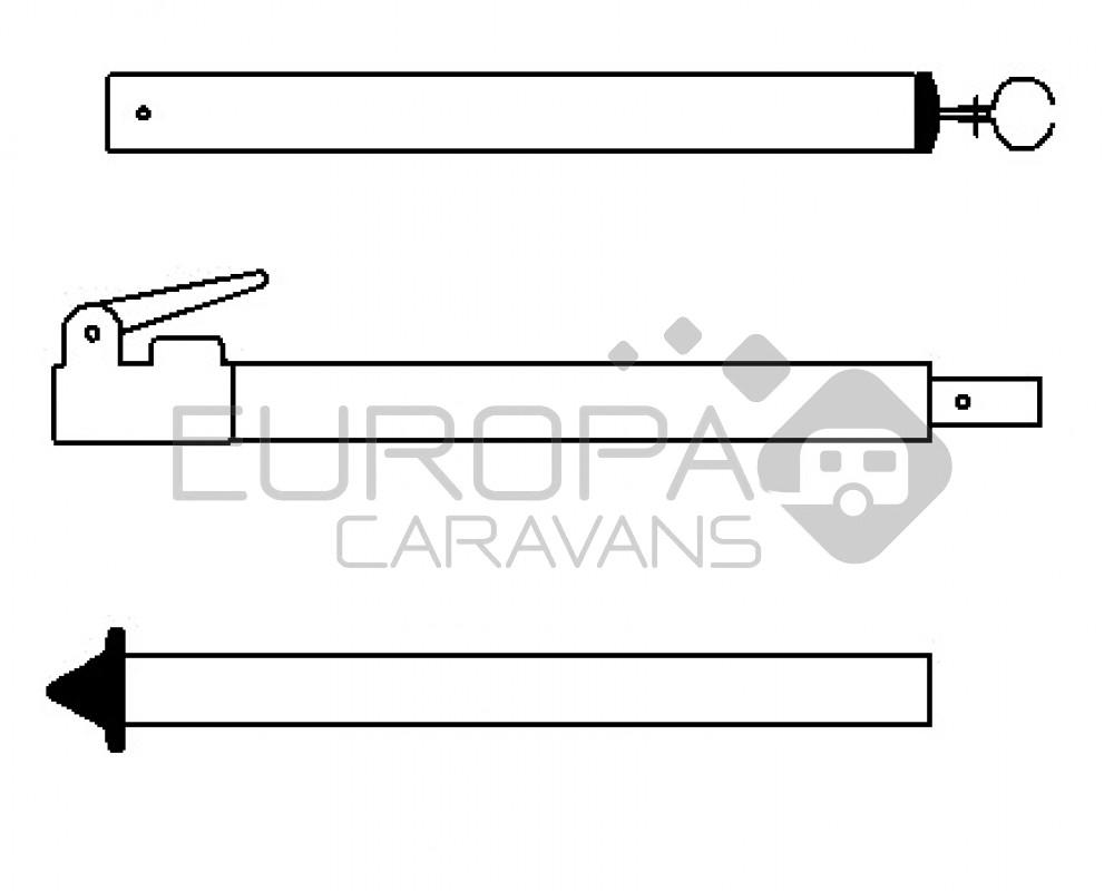 Campking Stormstok 25/22mm 170-260cm : CFRP