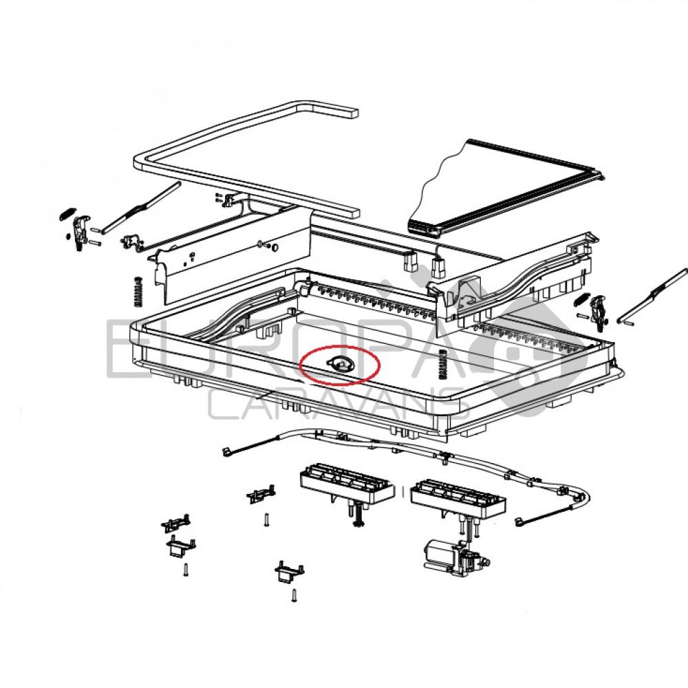 Dometic Midi Heki drukknop BG1710