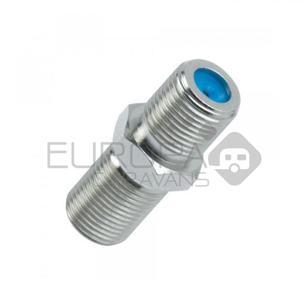 Koppelstuk F>F plug female