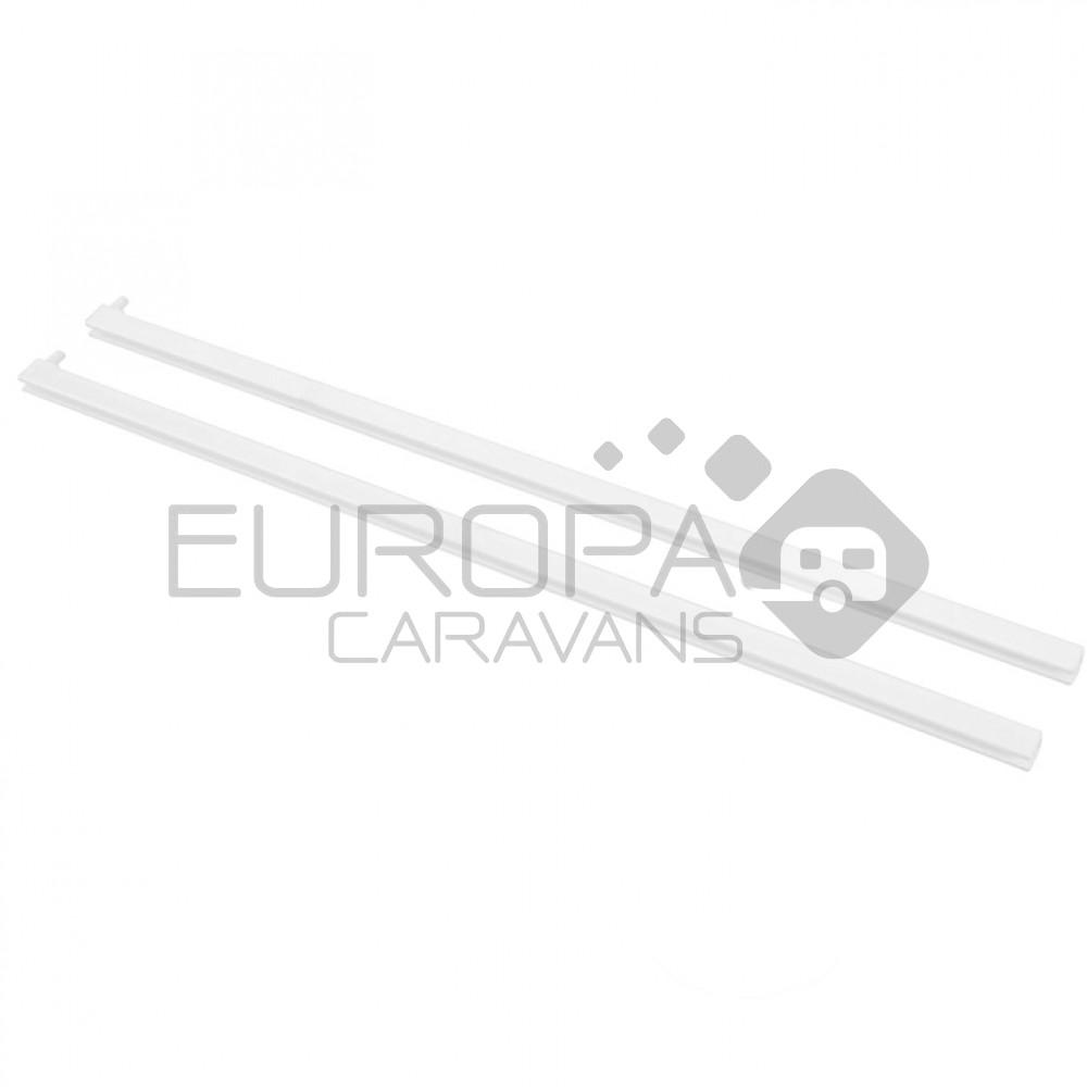 Spiegelscharnier Wit 359mm à 2 stuks.