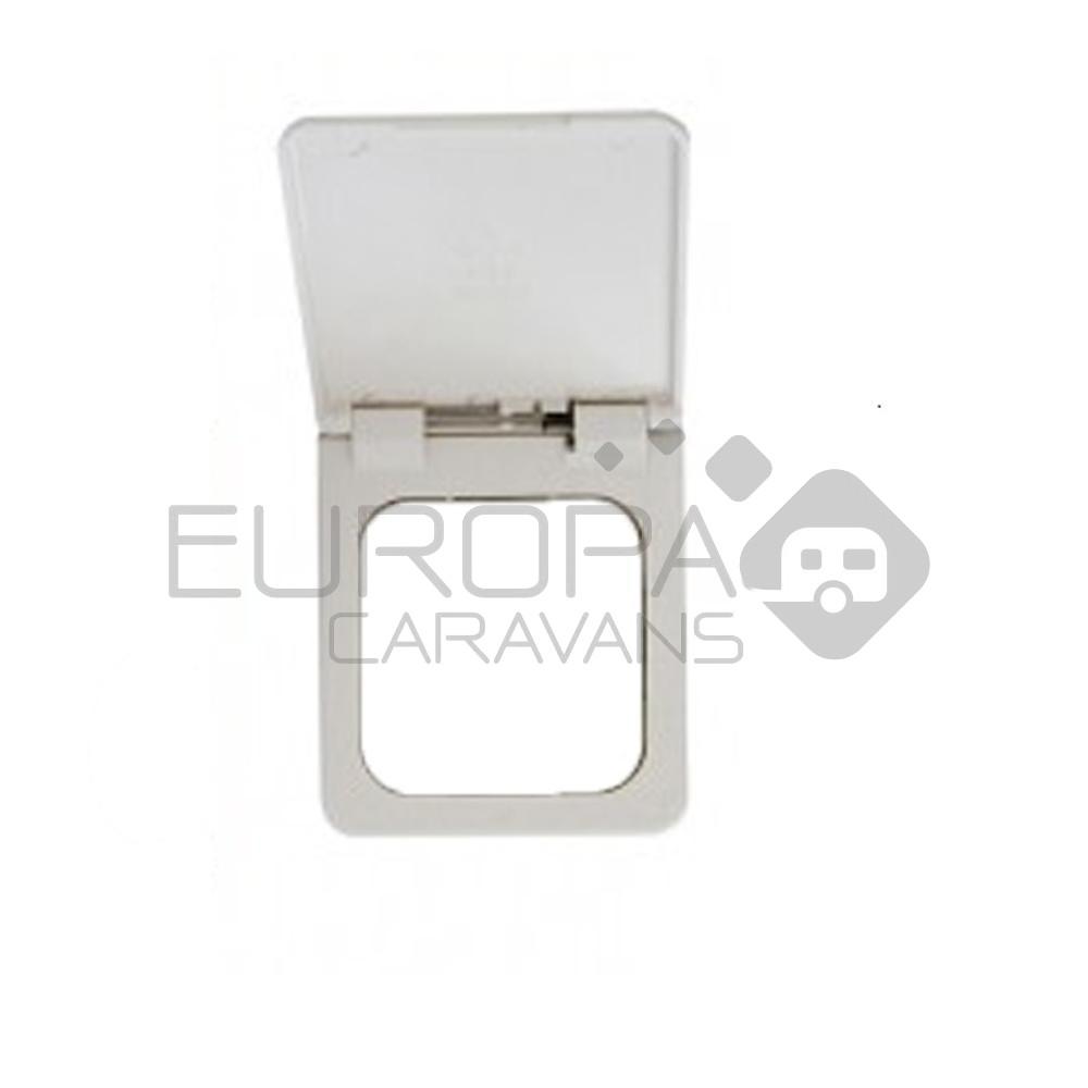 Presto Contactdoos Cover met Klepje S-10.000 Wit