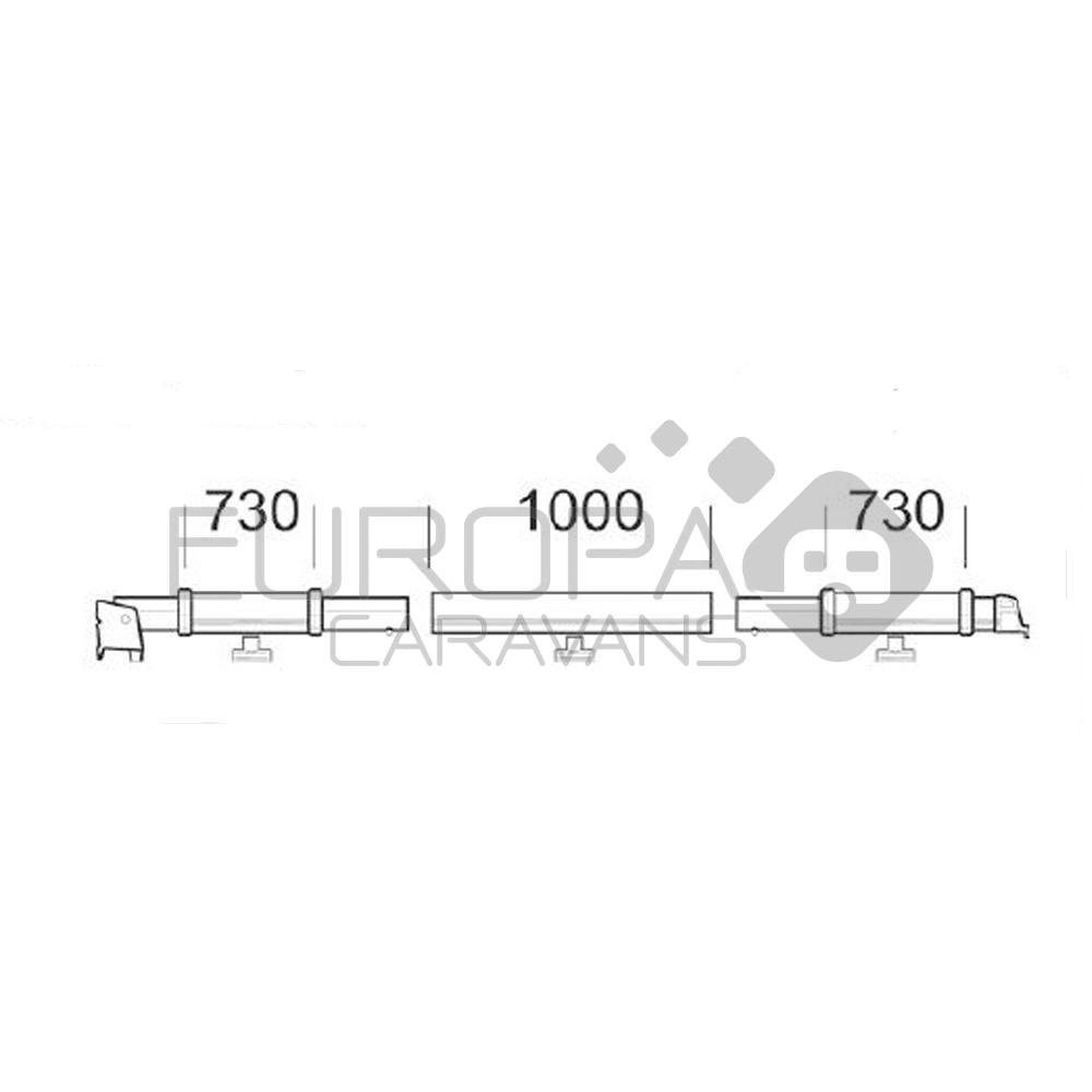 Thule Clamping Profile 8000 2,75 Links