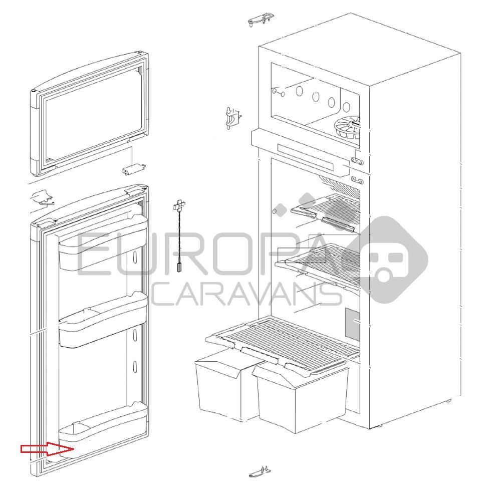 Thetford Deurbakje Onder N41**