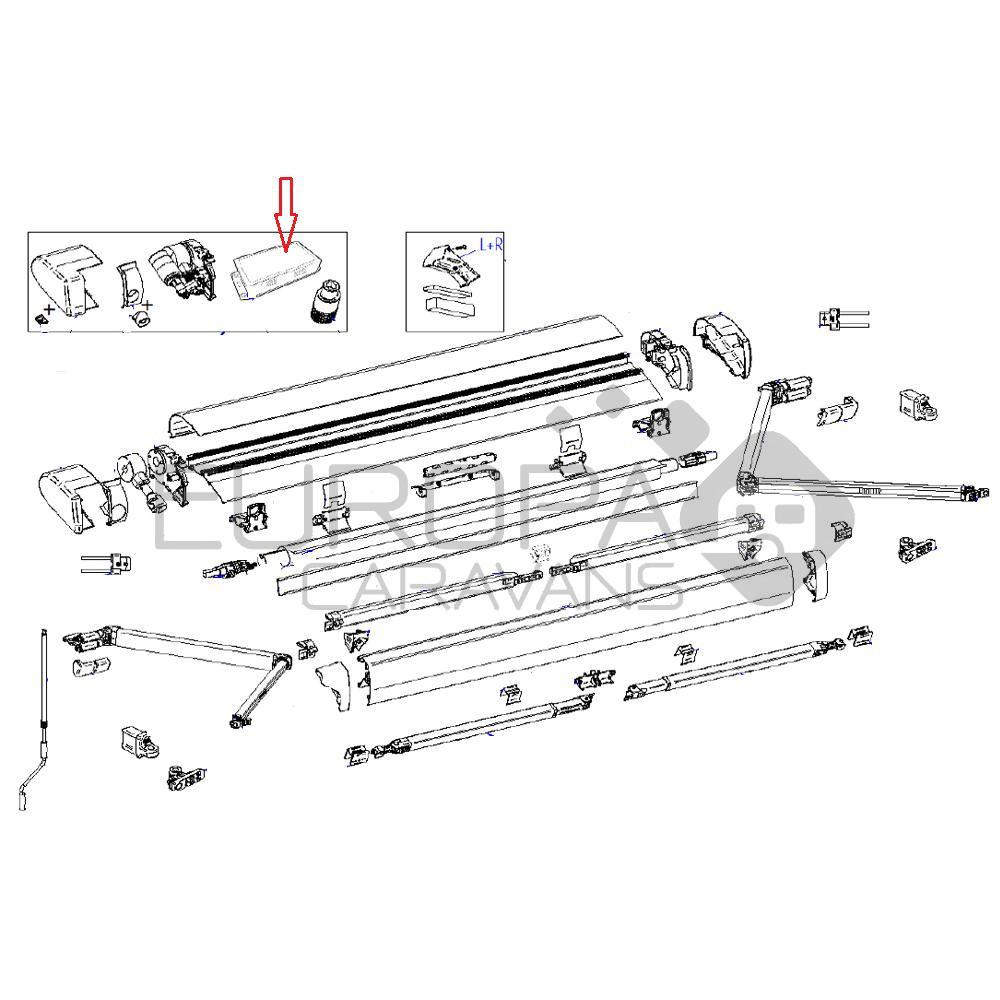 Thule 6300 Bedieningspaneel 12V