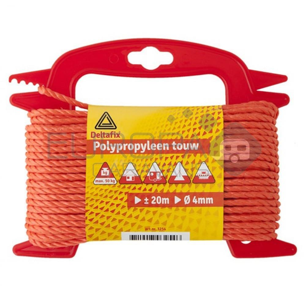 Deltafix Nylon haspel 20m oranje