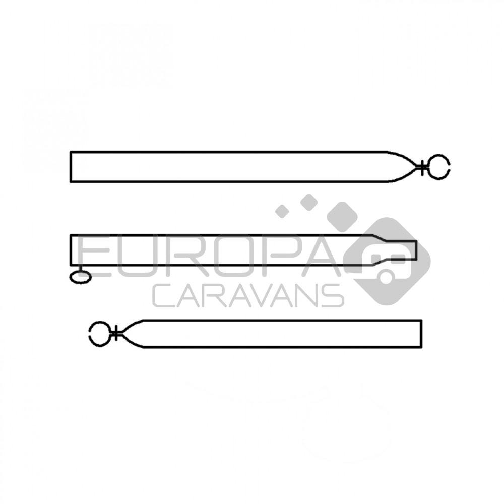Campking Verandastang 22/19 mm 120-200cm Premium