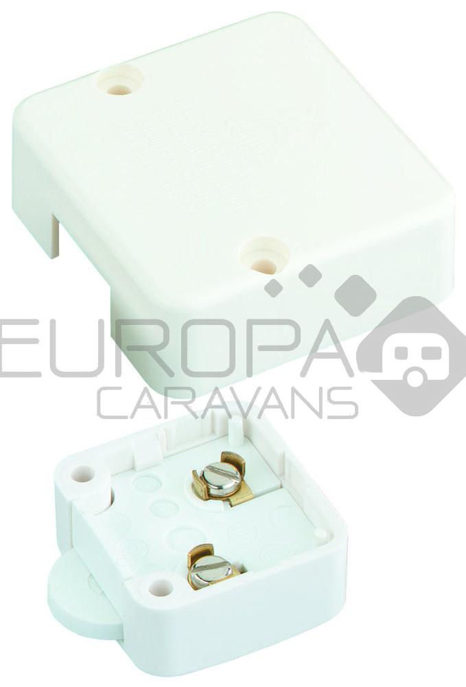 Kastschakelaar 250V Wit