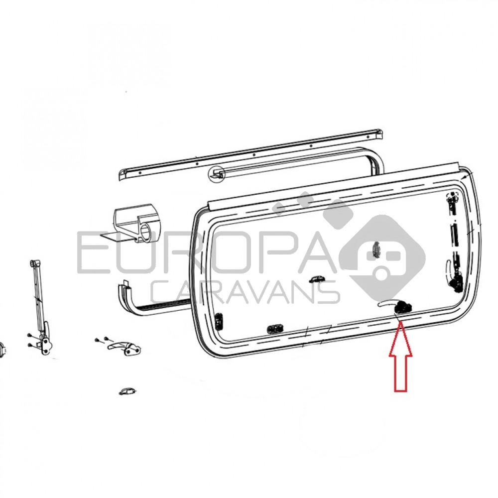 Dometic C4 Raam Vergrendeling BG1557