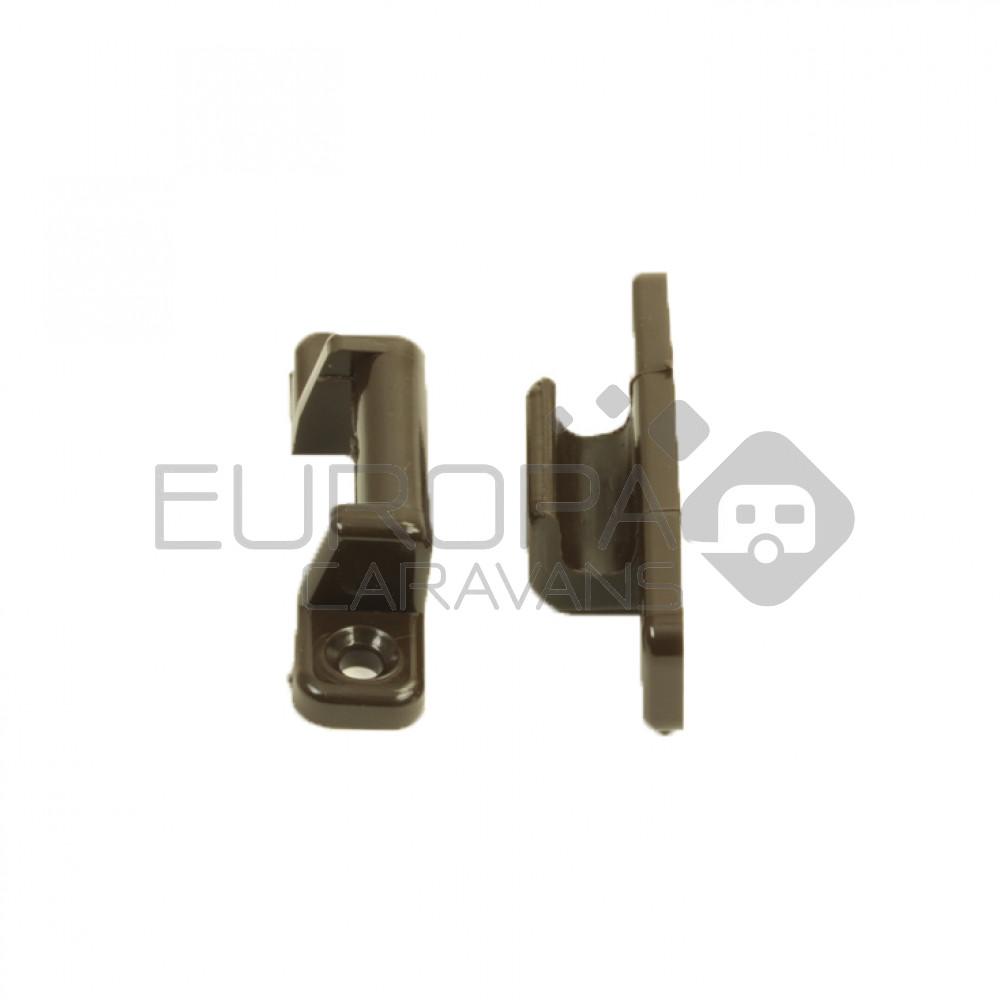 Tafelbladhouder Kunststof Bruin 2st.