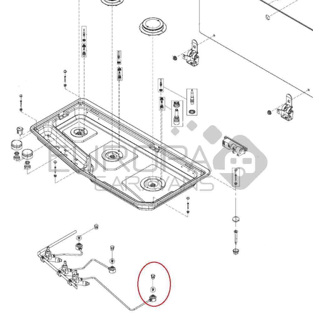 Dometic Komfoor Sproeier