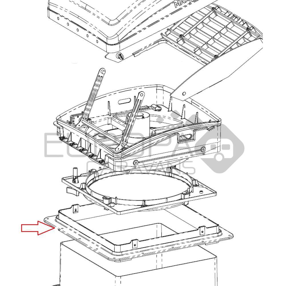 MaxxFan Binnenkader 40x40