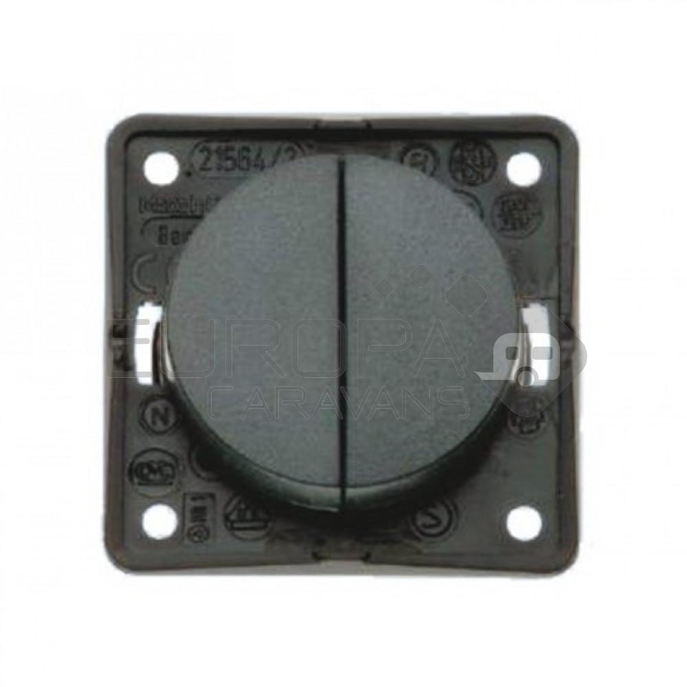 Berker Serieschakelaar Flow/Pure Inbouw Antraciet Mat