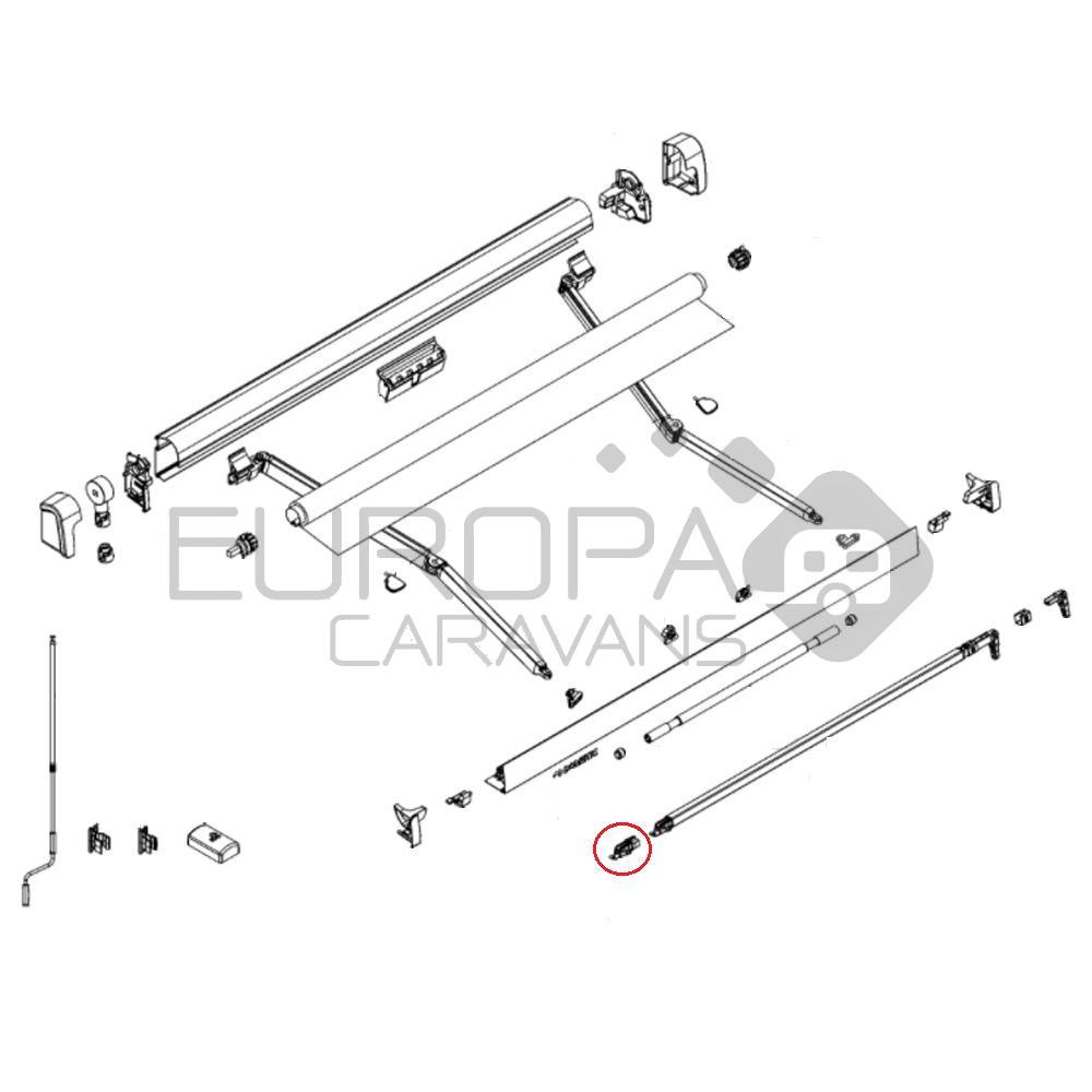 Dometic Voetje Staander PW1100/1500