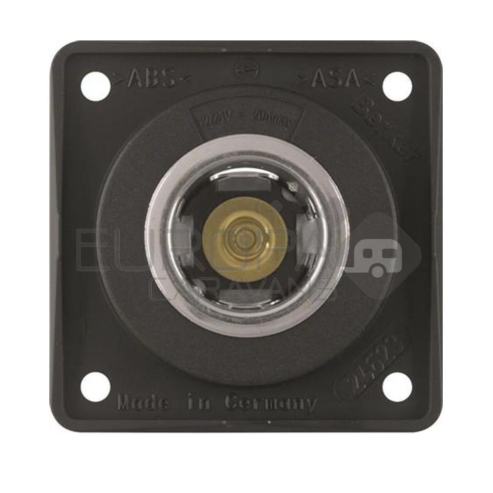 Berker Contactdoos 12V Groot Inbouw Antraciet Mat