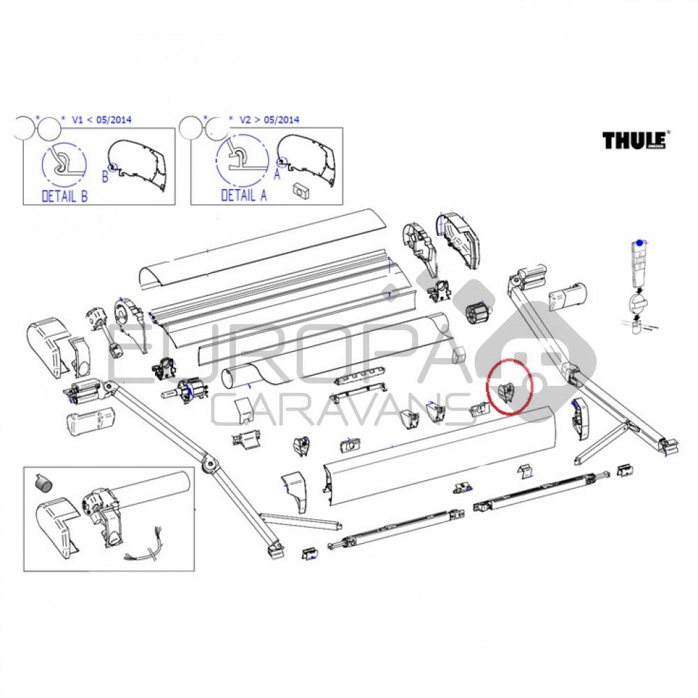 Pos block +tension rafter housing 9200