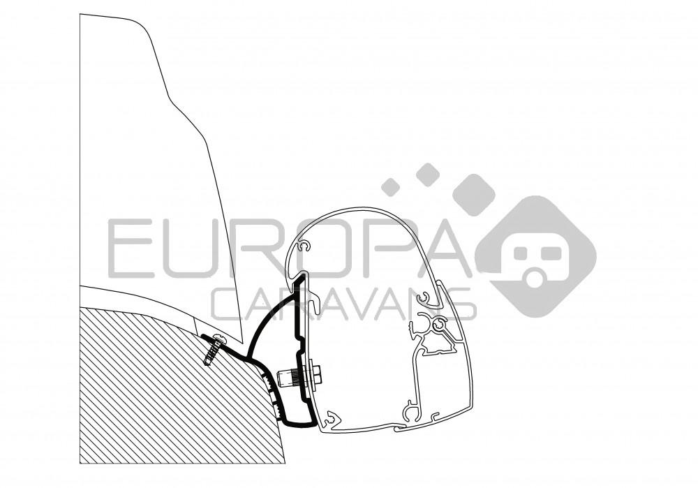 Thule Hymer Car 302/Ducato H1 Adapter 5102
