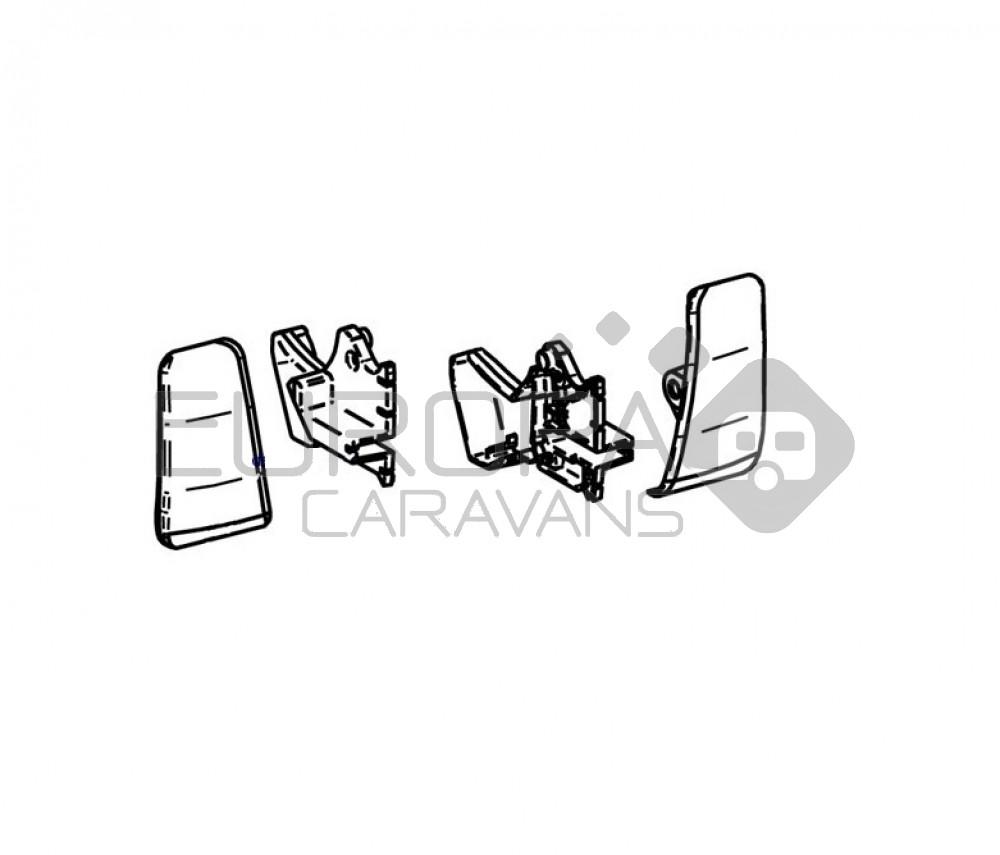 Thule Eindkap Lead Rail LH+RH 8000