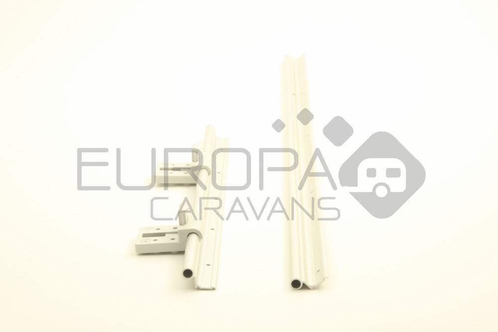 Tafelbladrail Aluminium Compleet