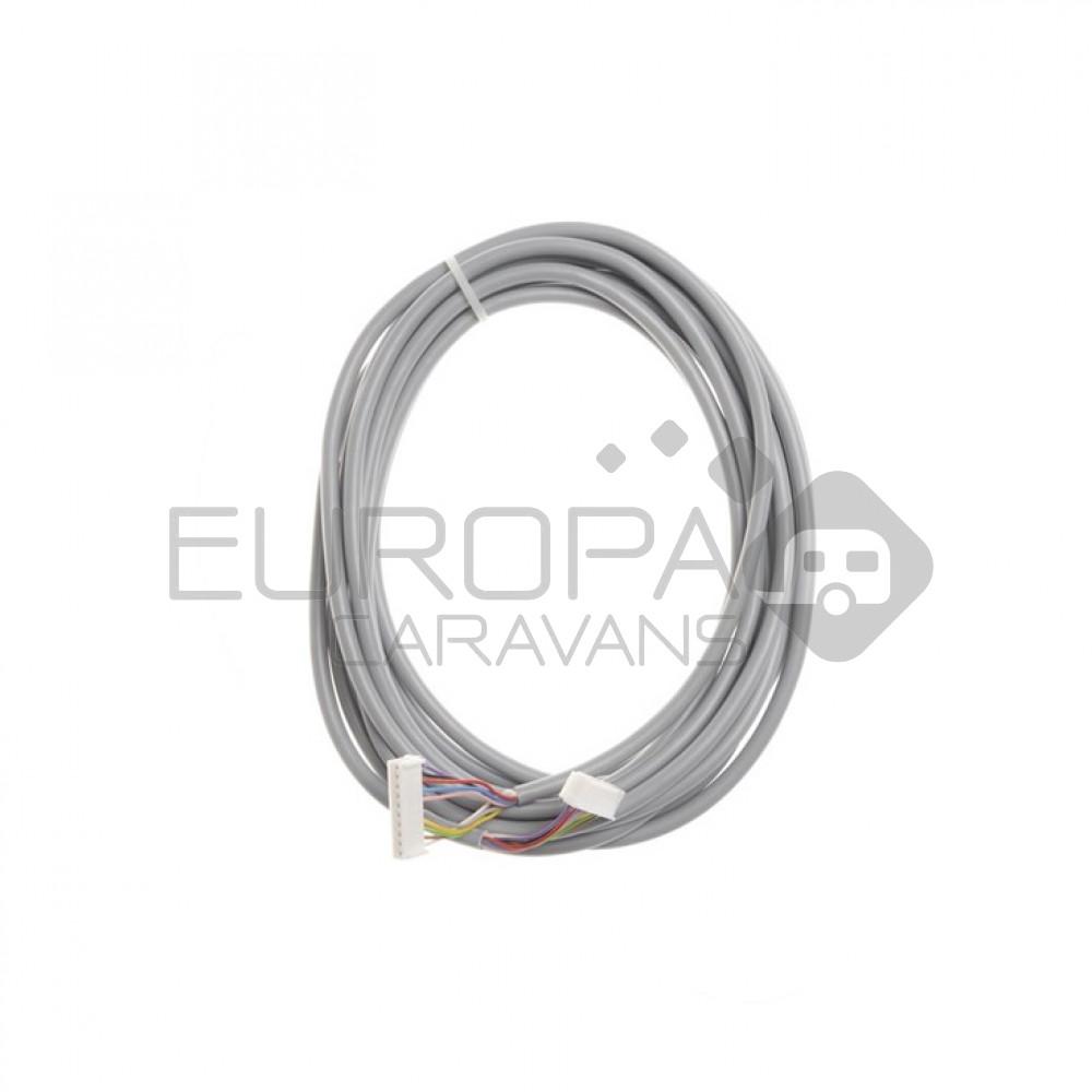 (025)Verlengkabel + connector. Lengte 5mtr.