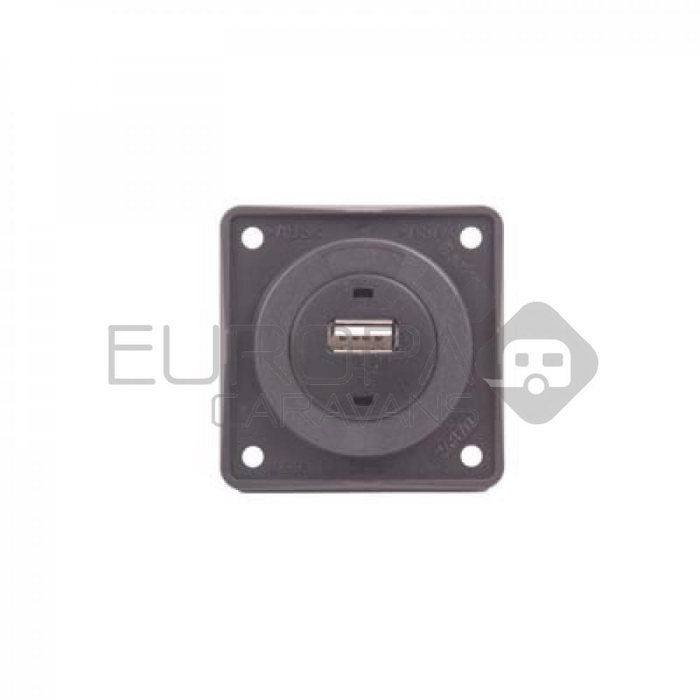 Berker Contactdoos 1x USB Lader 12V Inbouw Antraciet Mat