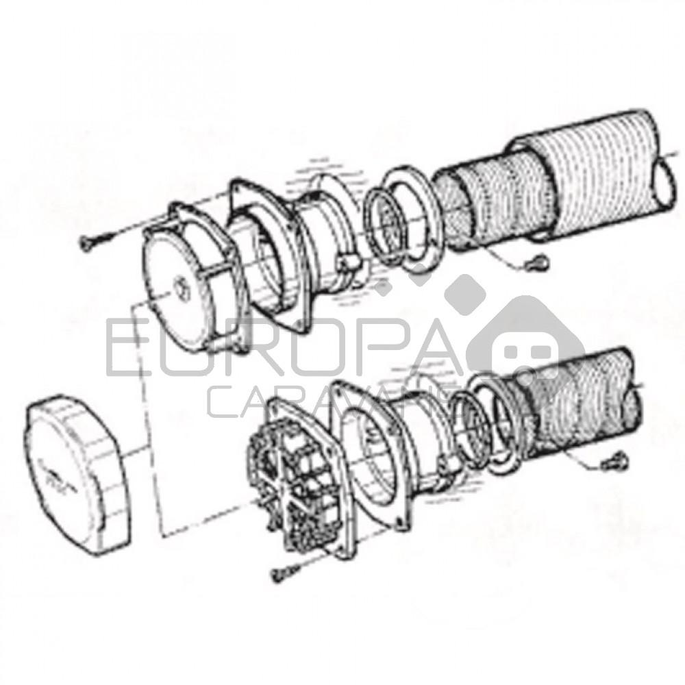 Wandschoorsteenset kort S2200