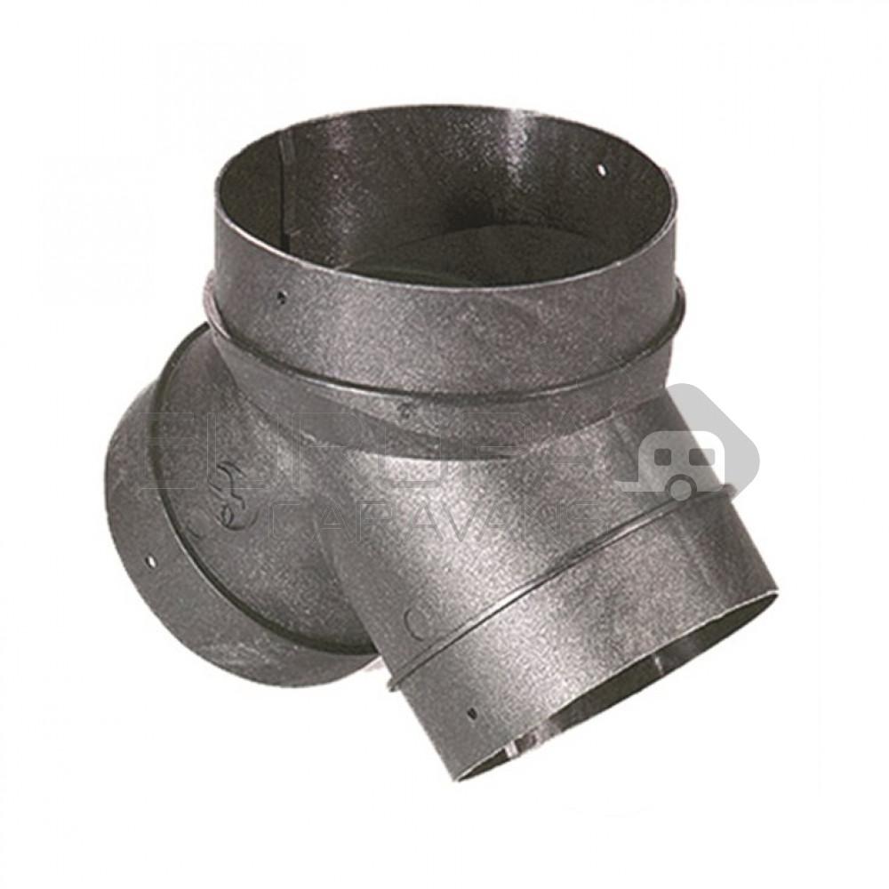 (15)Y-stuk. Doorsnede 80mm.