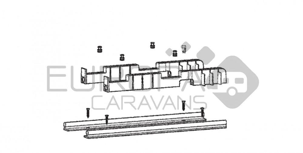 Dometic CT4110 Glijder compleet