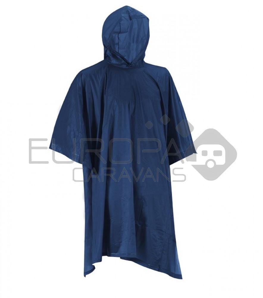 Kinder Poncho Luxe PVC Blauw