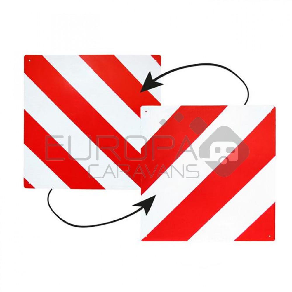 Gevarenplaat Aluminium Dubbelzijdig Italië/Spanje