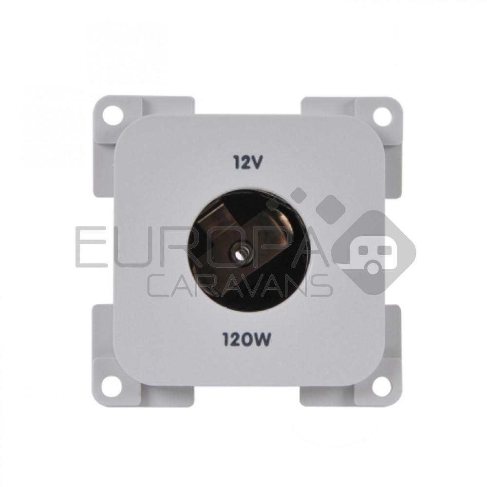 Presto Contactdoos 12V 2-Polig Inbouw S-10.000 Wit