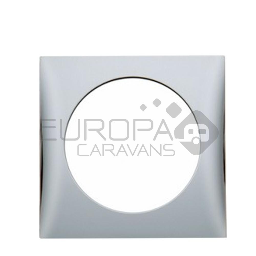 Berker Afdekraam Flow 1-Vaks Chroom Gelakt