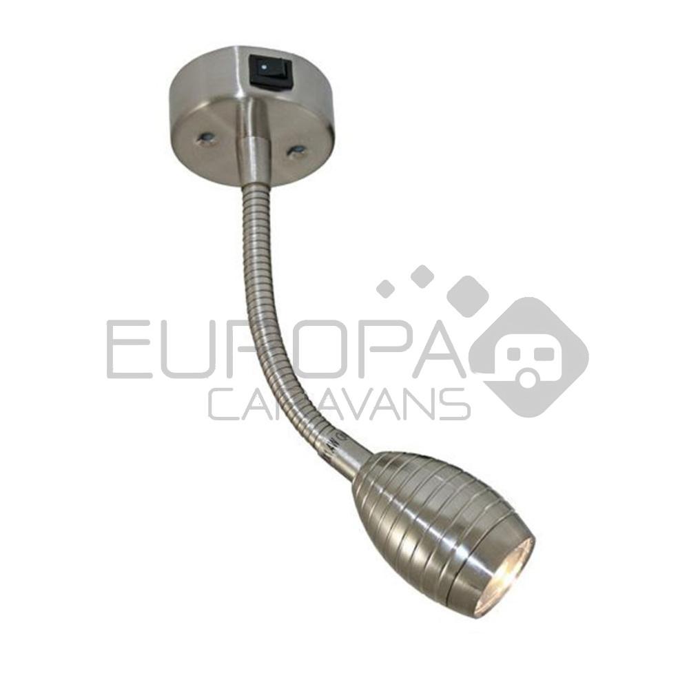 Neso Flex 12V 1,4W LED spot Satin Nickel