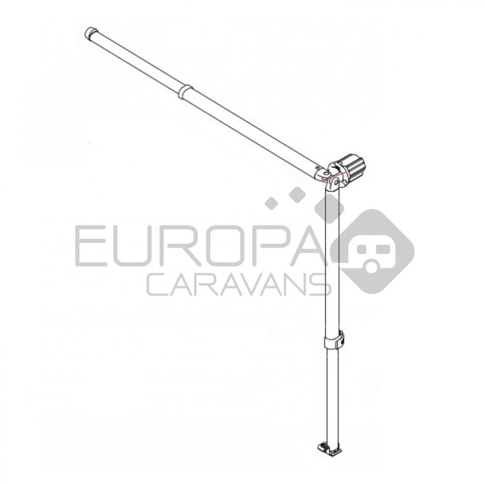 Fiama left rafter+ leg CaravanStore 310/440 6 holes