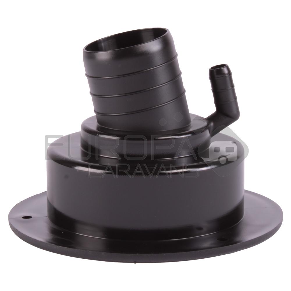 Watervulopening 40mm + Slot Zwart