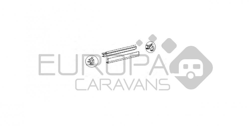 Thule Eindkap Lead Rail LH+RH 2000