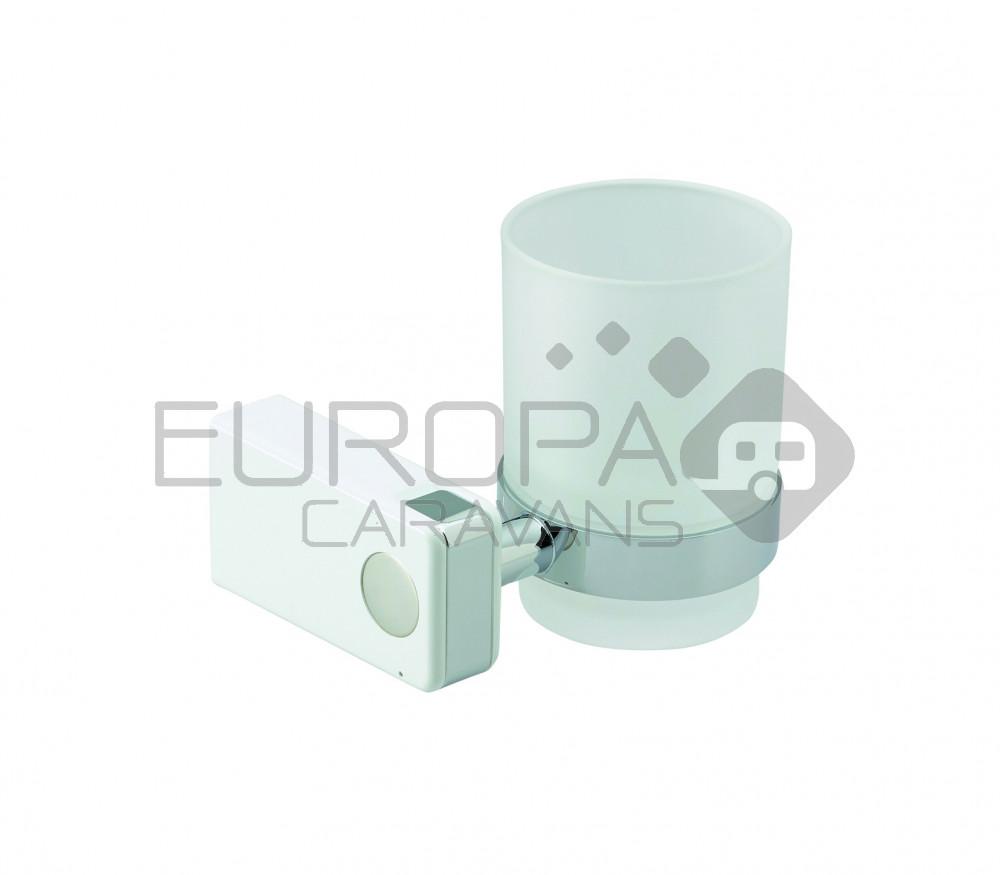 Wand Bekerhouder met Glazen Beker ND-Design